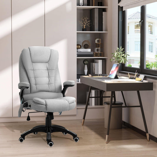 Vinsetto High Back Office Chair – Massager, Ergonomic Design - ALL4U RETAILER LTD