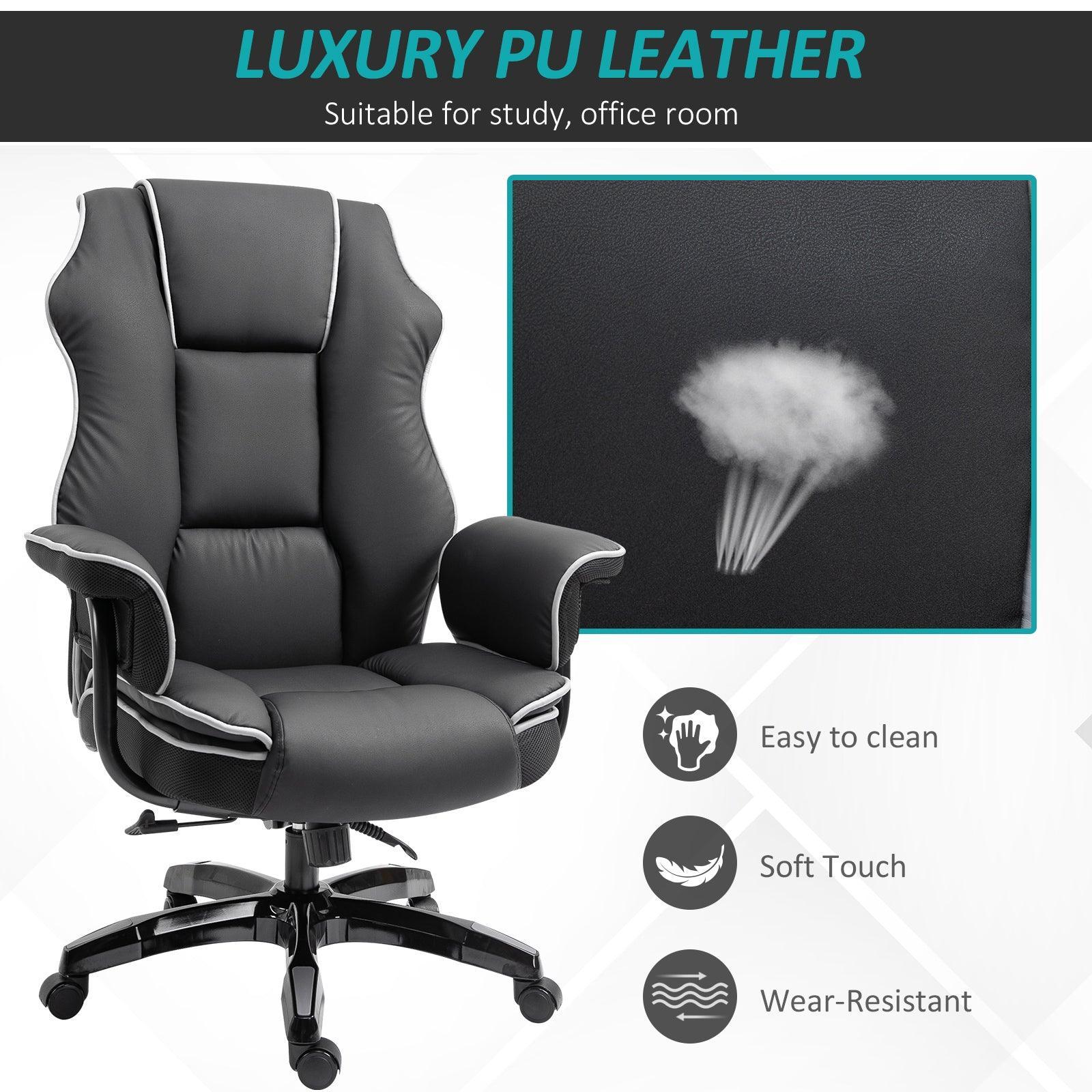 Vinsetto High-Back PU Leather Gaming Chair - ALL4U RETAILER LTD