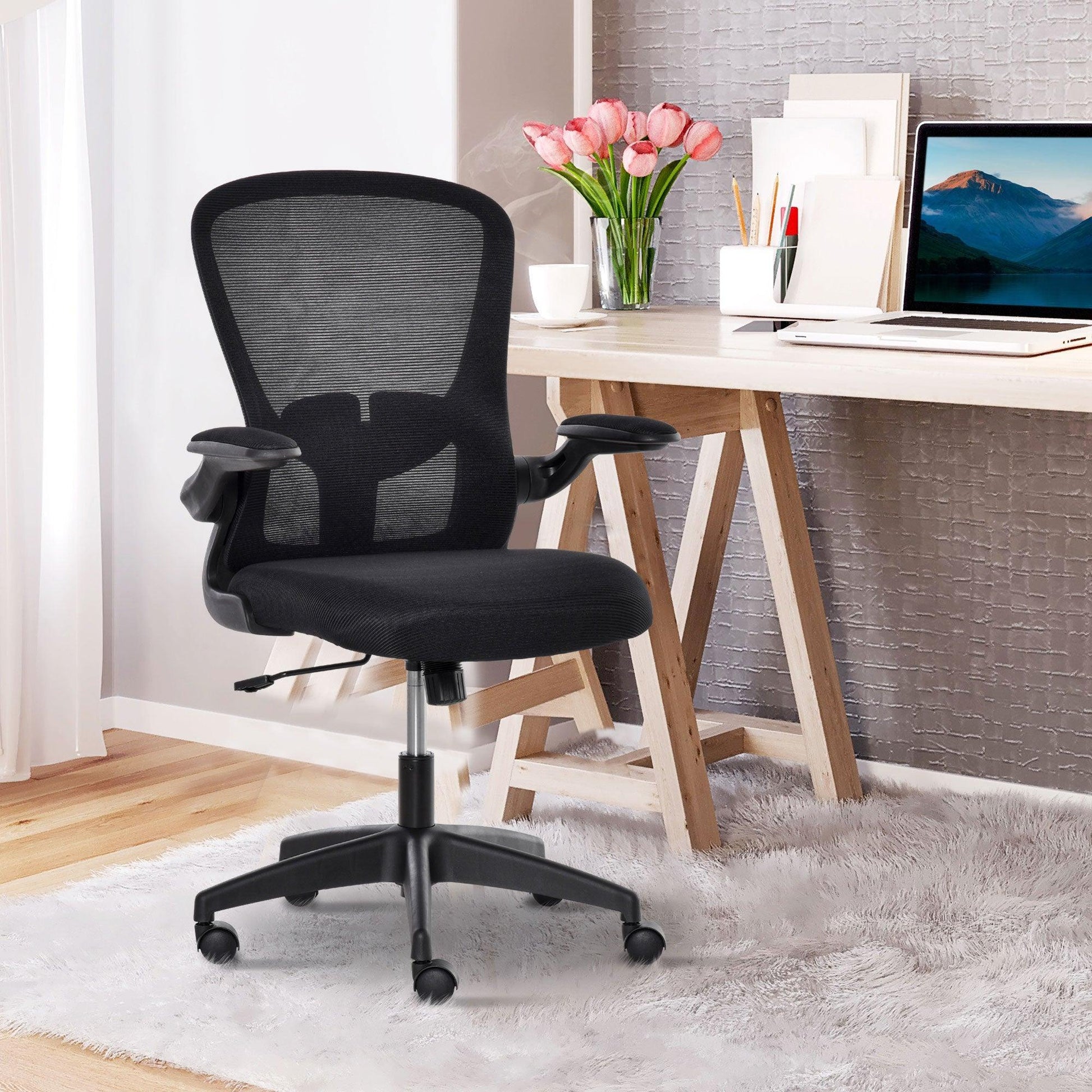 Vinsetto Mesh Office Chair: Adjustable with Lumbar Support - ALL4U RETAILER LTD