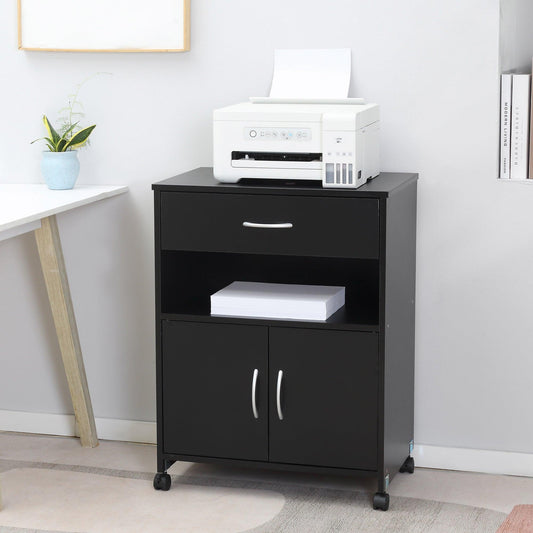 Vinsetto Printer Table: Compact Storage Solution - ALL4U RETAILER LTD