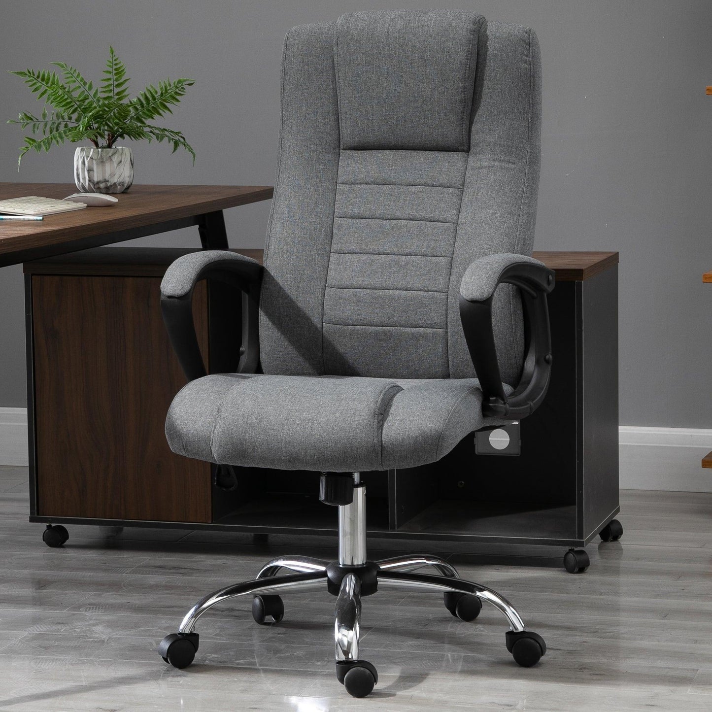 Vinsetto Swivel Office Chair - Modern & Adjustable - ALL4U RETAILER LTD