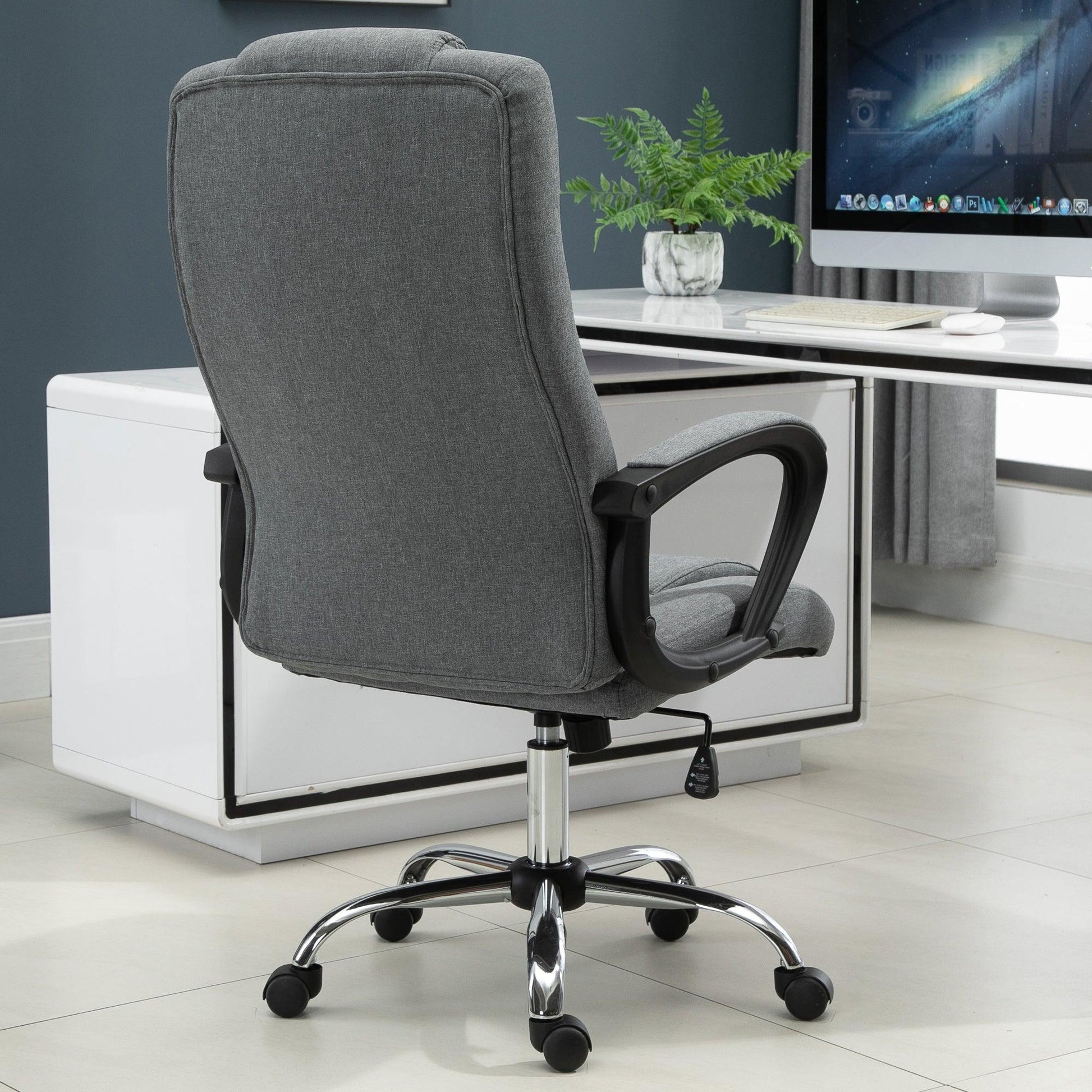 Vinsetto Swivel Office Chair - Modern & Adjustable - ALL4U RETAILER LTD