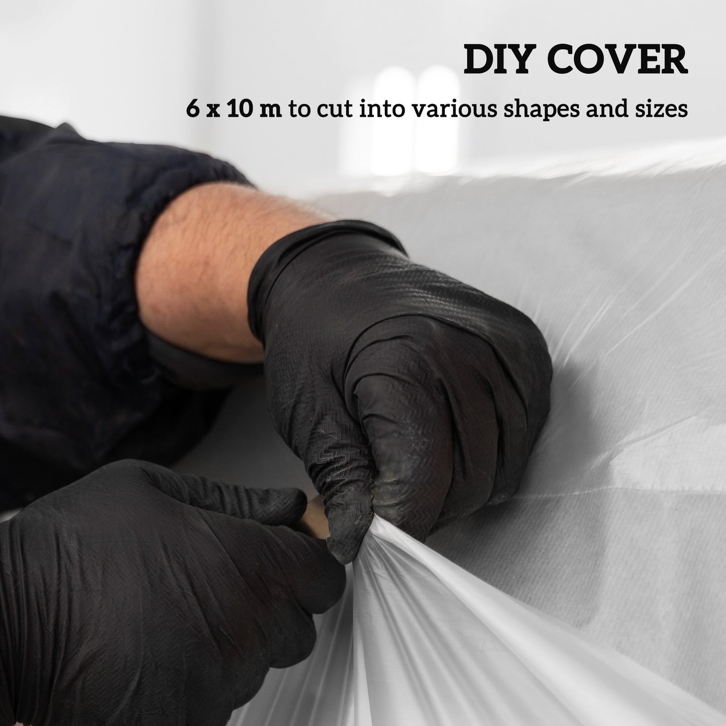 Outsunny 6x10m Heavy Duty Polypropylene Greenhouse Cover Replacement UV Resistant Waterproof Clear Polytunnel Cover