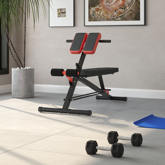 SPORTNOW Versatile Adjustable Weight Bench with Two Dumbbells for Home Fitness - ALL4U RETAILER LTD