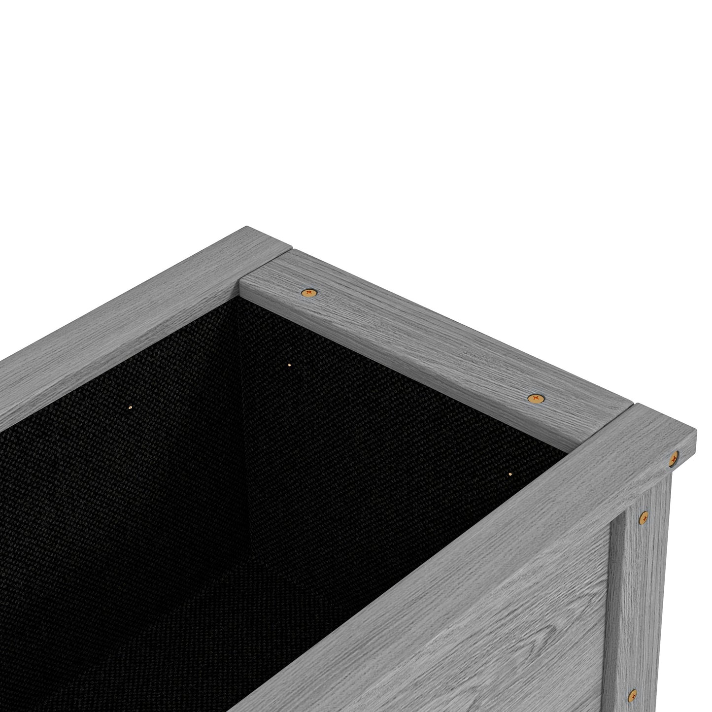 Outsunny Wooden Raised Garden Bed With Storage Shelf And Drainage Holes Elevated Planter Box On Legs Grey
