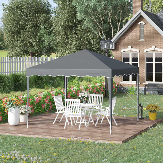 Outsunny 3 x 3m Pop Up Gazebo, Outdoor Camping Gazebo Party Tent with Carry Bag - ALL4U RETAILER LTD